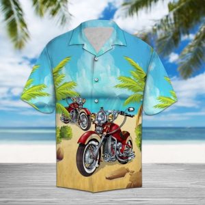 Motorcycle Lovers Hawaiian Shirt Summer Button Up