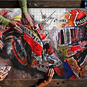 Motorcycle Race Jigsaw Puzzle Set