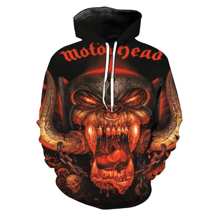 Motorhead 3D Printed Hoodie/Zipper Hoodie Motorhead 3D Printed Hoodie/Zipper Hoodie