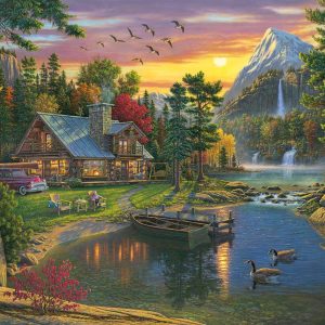 Mountain Paradise Jigsaw Puzzle Set