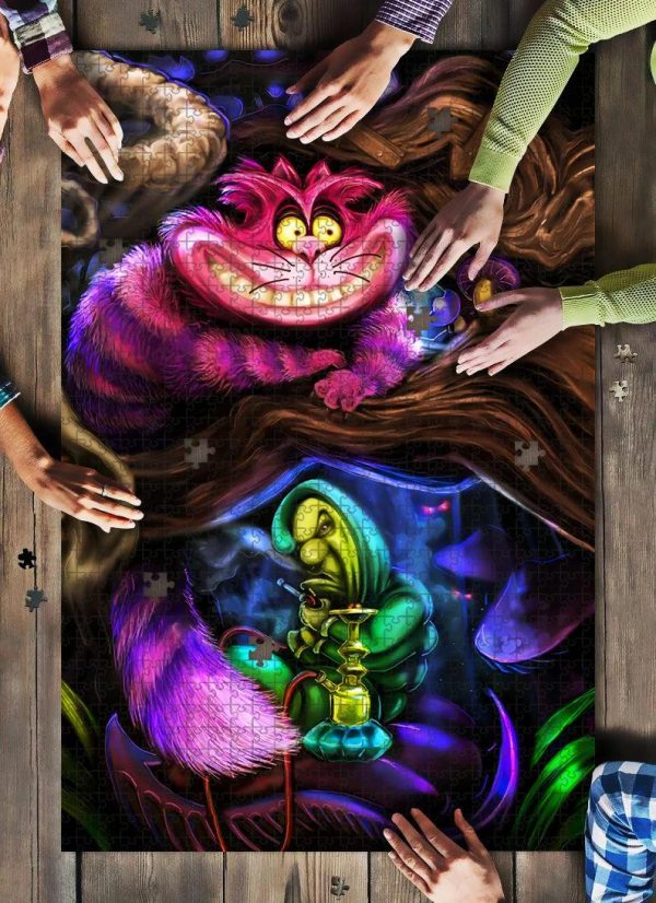 Movie Cartoon Alice In Wonderland Jigsaw Puzzle Set