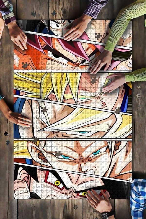 Movie Cartoon Dragon Ball Jigsaw Puzzle Set