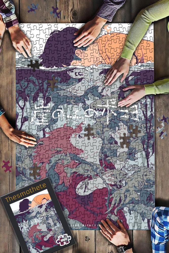 Movie Cartoon Ghibli Jigsaw Puzzle Set Movie Cartoon Ghibli Jigsaw Puzzle Set