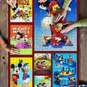 Movie Cartoon Mickey Mouse Jigsaw Puzzle Set