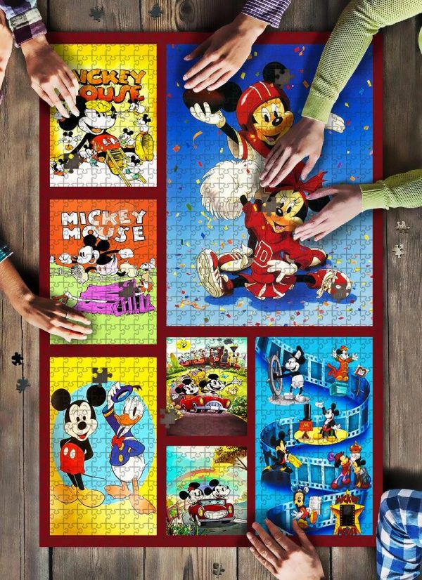 Movie Cartoon Mickey Mouse Jigsaw Puzzle Set