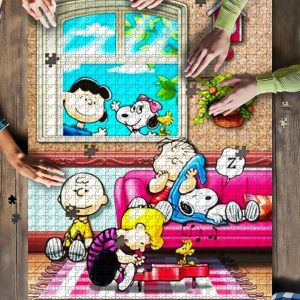 Movie Cartoon Peanuts Jigsaw Puzzle Set