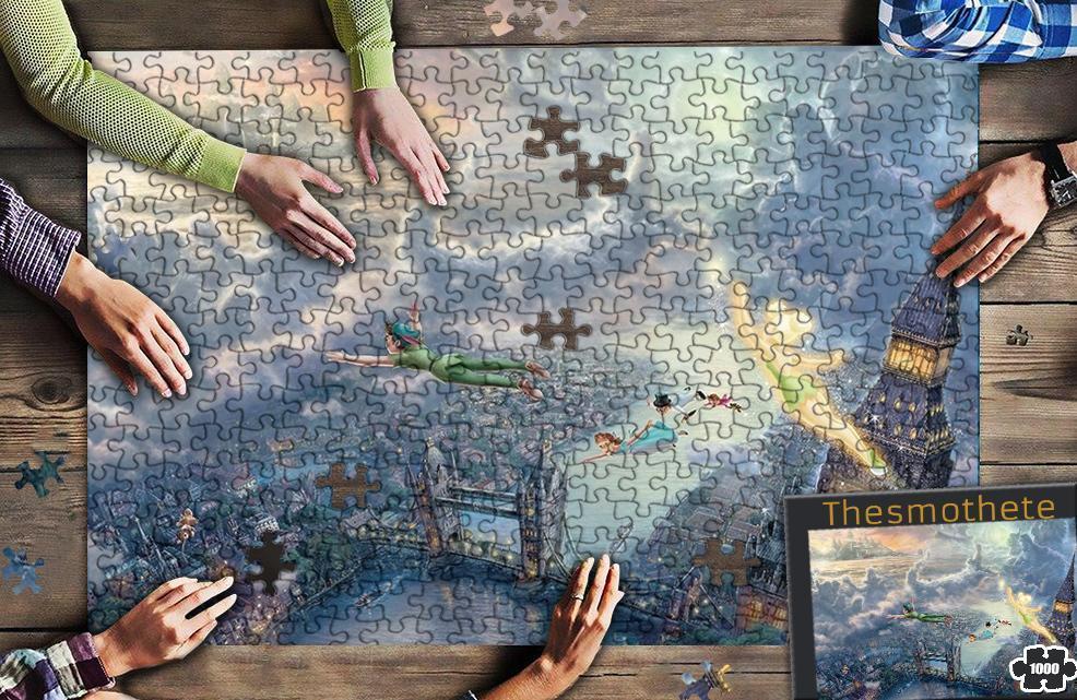 Movie Cartoon Peter Pan Jigsaw Puzzle Set Movie Cartoon Peter Pan Jigsaw Puzzle Set