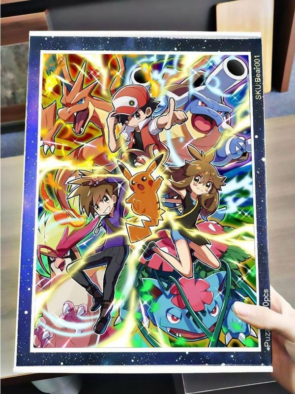 Movie Cartoon Pokemon Jigsaw Puzzle Set