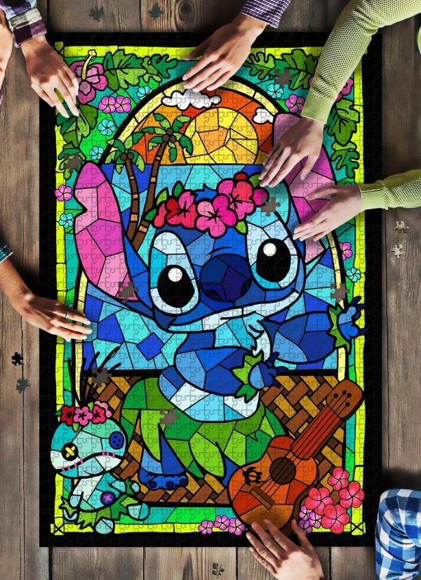 Movie Cartoon Stitch Jigsaw Puzzle Set