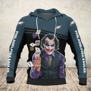 Movie Joker Hoodies Arthur Fleck Philadelphia Eagles 3D Printed Hoodie/Zipper Hoodie