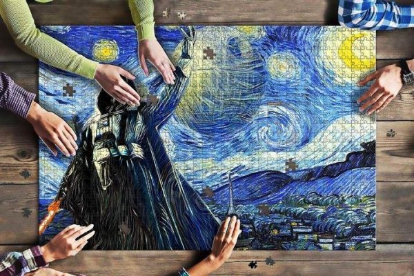 Movie Star Wars, Darth Vader The Starry Night Jigsaw Puzzle Set