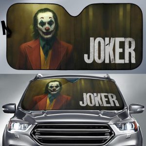 Movie Suicide Squad Joker Car Auto Sun Shade