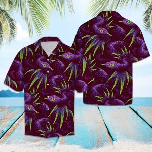 Mr Snake In The Rainforest Hawaiian Shirt Summer Button Up