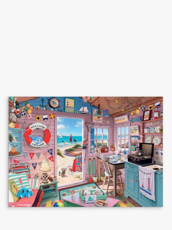 My Haven No 7. The Beach Hut Jigsaw Puzzle Set