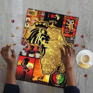 My Heart Is In Africa Jigsaw Puzzle Set