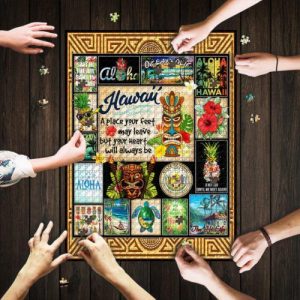 My Heart Is In Hawaii Jigsaw Puzzle Set