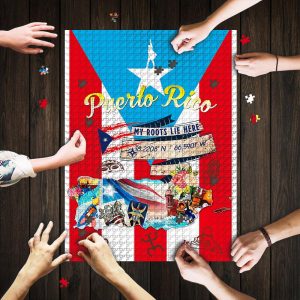 My Heart Is In Puerto Rico Jigsaw Puzzle Set