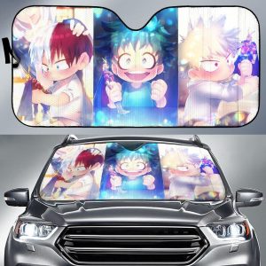 My Hero Academia Chibis Car Auto Sun Shade