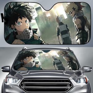 My Hero Academia Izuku Midoriya Katsuki Bakugo And Todoroki Car Auto Sun Shade