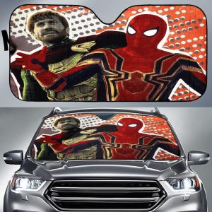 Mysterio Spiderman Car Auto Sun Shade