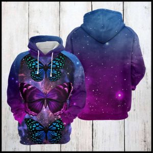 Mysterious Butterfly 3D Printed Hoodie/Zipper Hoodie