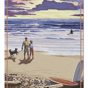 Nantucket Sunset Beach Jigsaw Puzzle Set