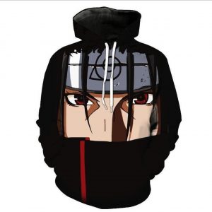 Naruto Itachi Uchiha 3D Printed Hoodie/Zipper Hoodie