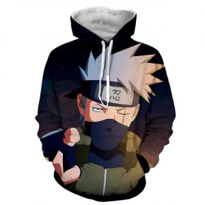 Naruto Kakashi 3D Printed Hoodie/Zipper Hoodie