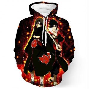 Naruto Sasuke 3D Printed Hoodie/Zipper Hoodie