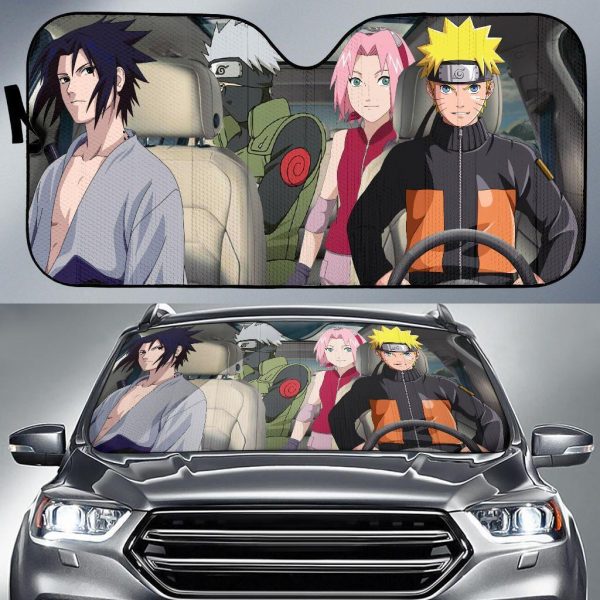Naruto Sasuke Kakashi Car Auto Sun Shade