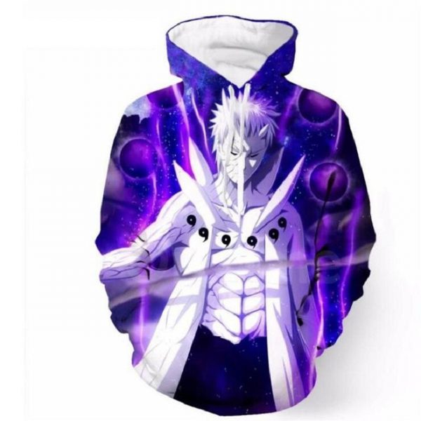 Naruto Uchiha Obito 3D Printed Hoodie/Zipper Hoodie