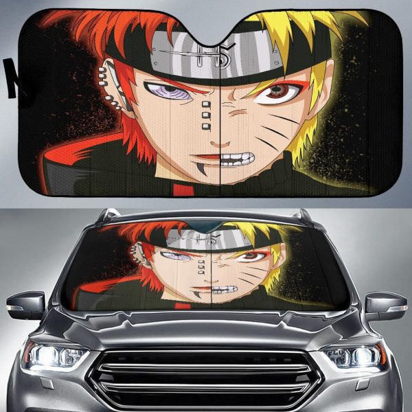 Naruto Vs Pains Car Auto Sun Shade