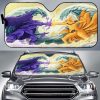 Naruto Vs Sasuke 1 Car Auto Sun Shade