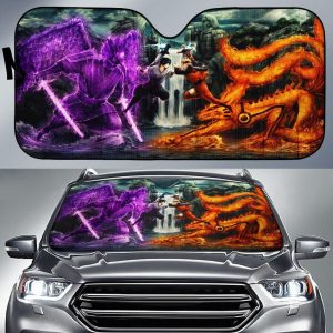 Naruto Vs Sasuke Car Auto Sun Shade