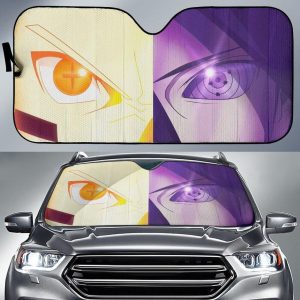Naruto Vs Sasuke Eyes Car Auto Sun Shade