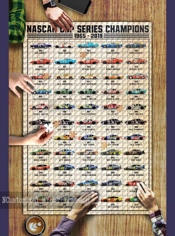 Nascar Cup Series Champions Jigsaw Puzzle Set