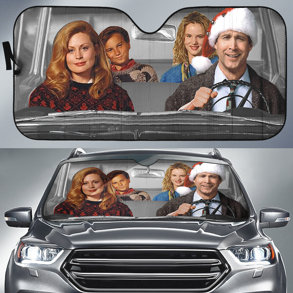 National Lampoons Christmas Vacation Car Auto Sun Shade National Lampoons Christmas Vacation Car Auto Sun Shade