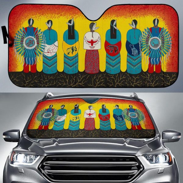Native American Car Auto Sun Shade