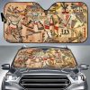 Native American Culture Pattern Car Auto Sun Shade