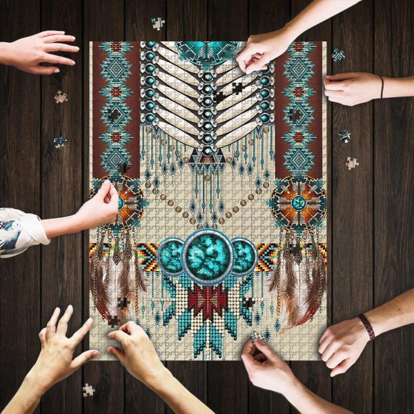 Native American Pattern Jigsaw Puzzle Set