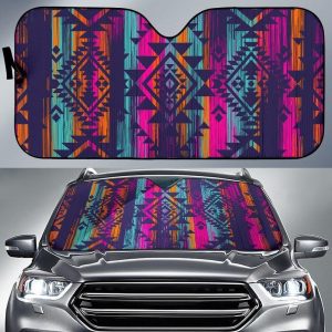 Native Tribal Aztec Car Auto Sun Shade