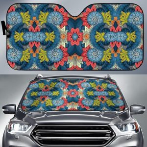 Native Tribal Bohemian Car Auto Sun Shade