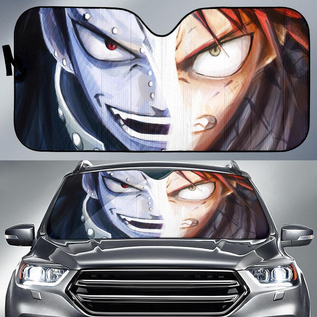 Natsu And Gajeel Fairy Tail Car Auto Sun Shade Natsu And Gajeel Fairy Tail Car Auto Sun Shade
