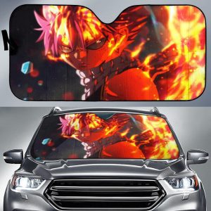 Natsu Dragneel Power Animes Car Auto Sun Shade