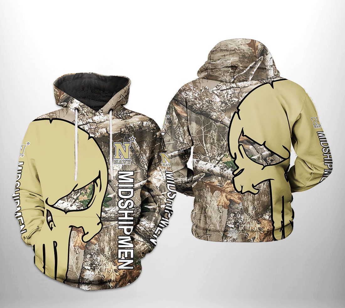 Navy Midshipmen NCAA Camo Veteran Hunting 3D Printed Hoodie/Zipper Hoodie Navy Midshipmen NCAA Camo Veteran Hunting 3D Printed Hoodie/Zipper Hoodie