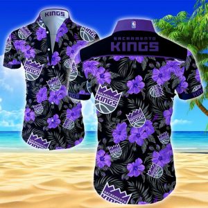 Nba Sacramento Kings Hawaiian Hawaiian Shirt Summer Button Up