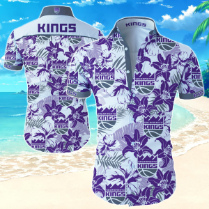 Nba Sacramento Kings Hawaiian Hawaiian Shirt Summer Button Up
