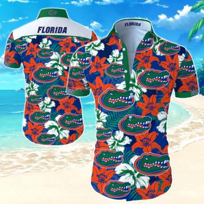 Ncaa Florida Gators Hawaiian Shirt Summer Button Up