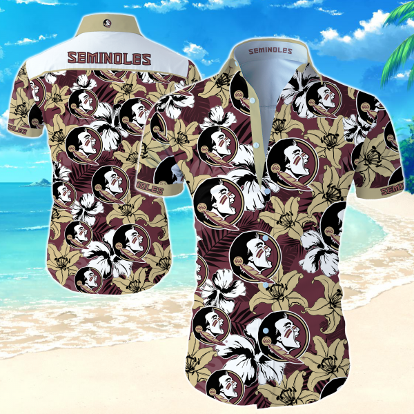 Ncaa Florida State Seminoles Hawaiian Shirt Summer Button Up