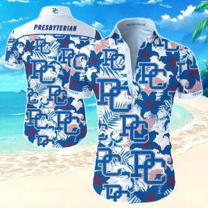 Ncaa Presbyterian Blue Hose Hawaiian Shirt Summer Button Up